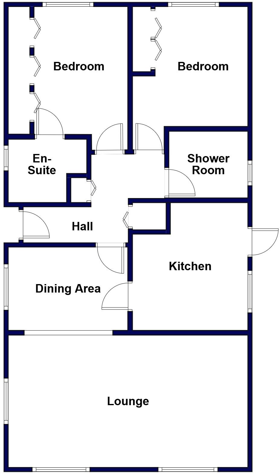 Oaklands Park, Crossways, Dorchester, Dorset floorplan