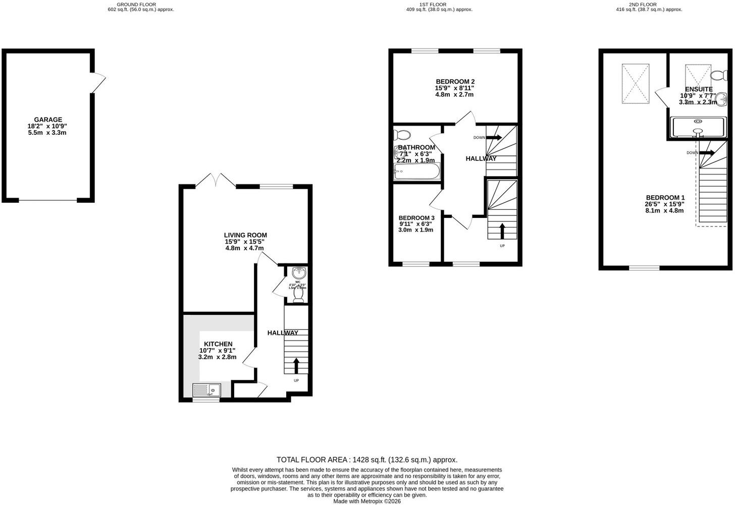 Harper Road, Botley, SO32 floorplan