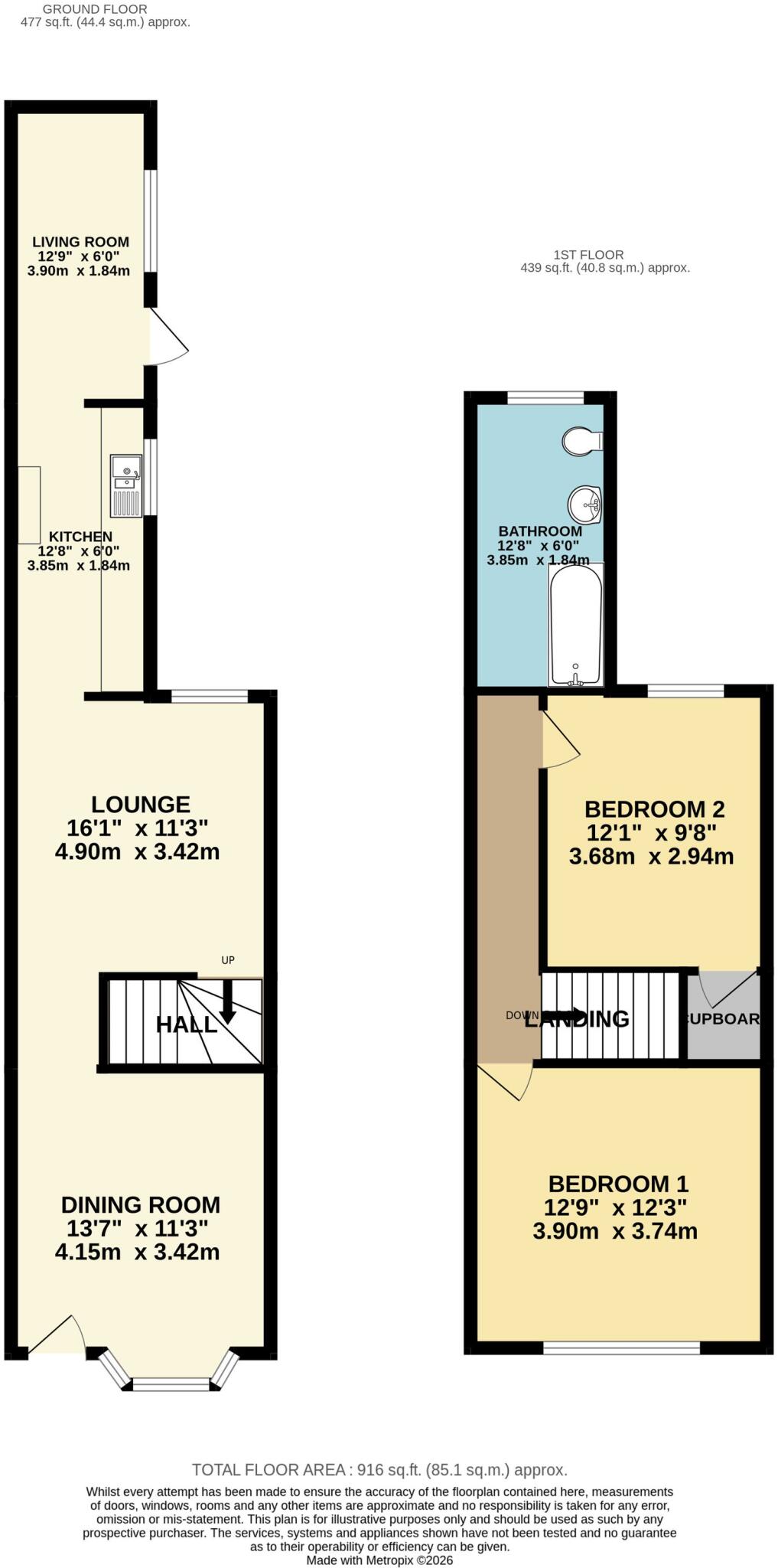 Clifford Street, Wigston, LE18 floorplan