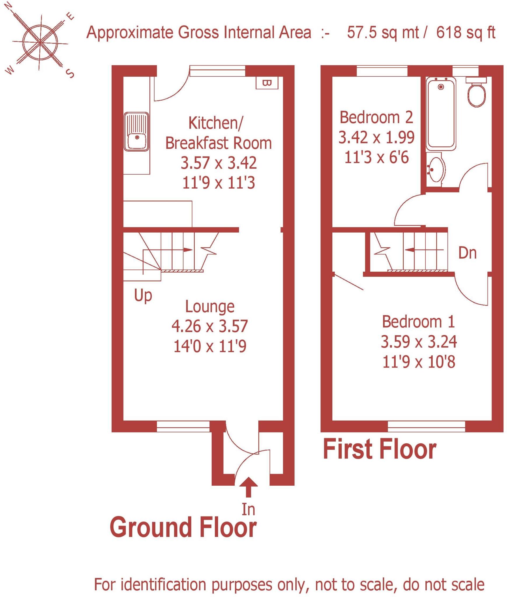 Ross Gardens, Bearwood, Bournemouth, Dorset, BH11 floorplan