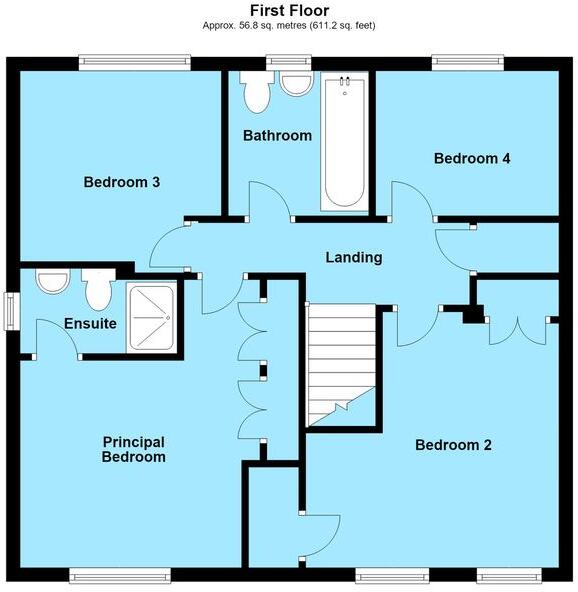 Azalea Close, Lutterworth, LE17 floorplan