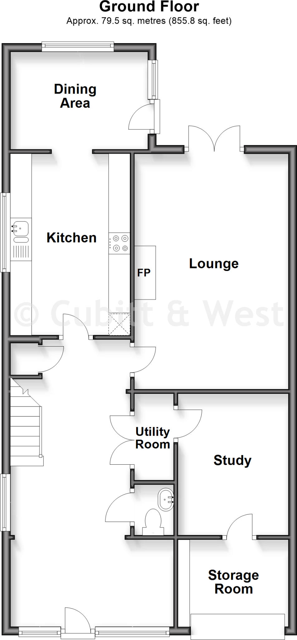 Hoddern Avenue, Peacehaven, East Sussex floorplan