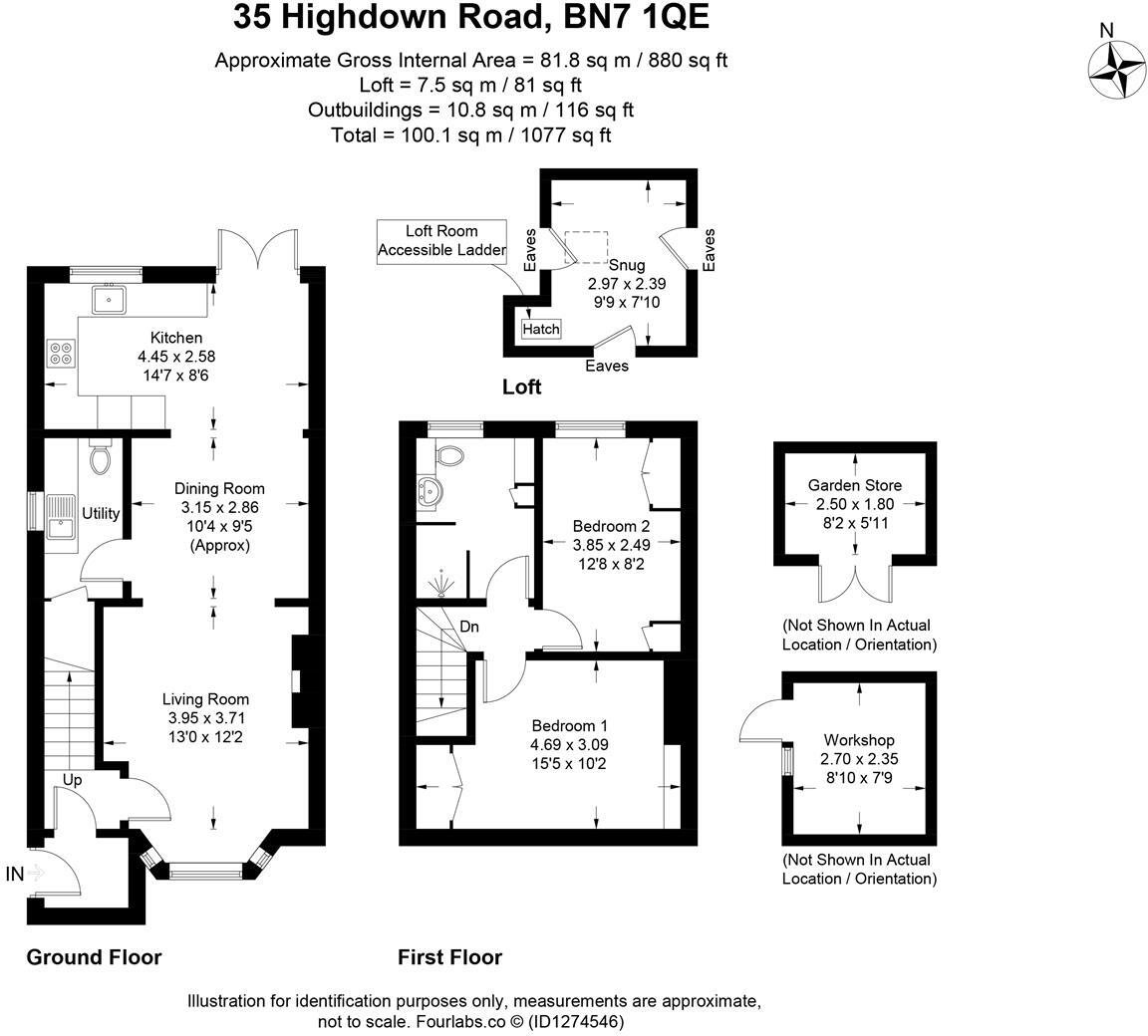 Highdown Road, Lewes floorplan