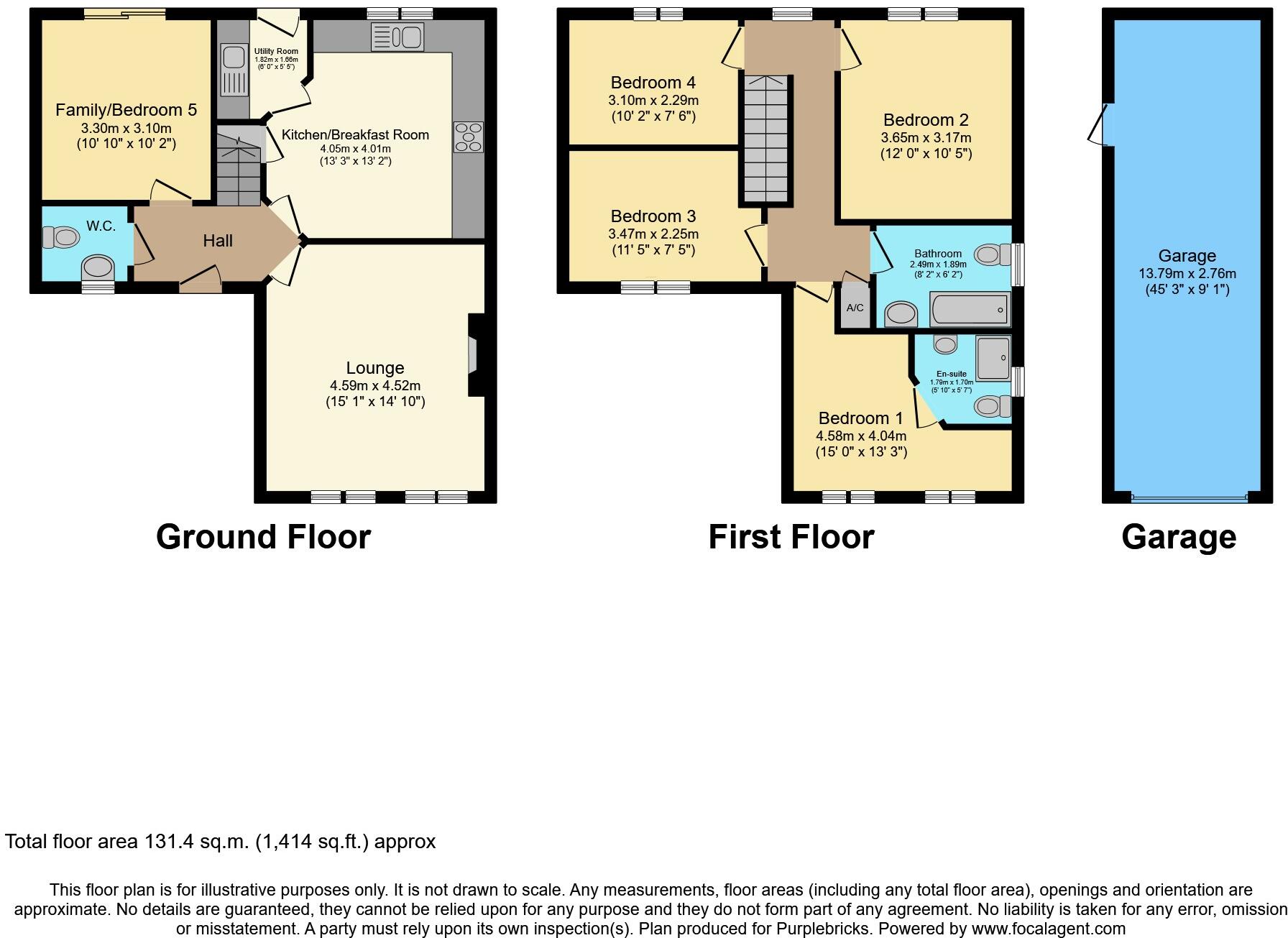 Deepdale, Lowestoft, NR33 floorplan