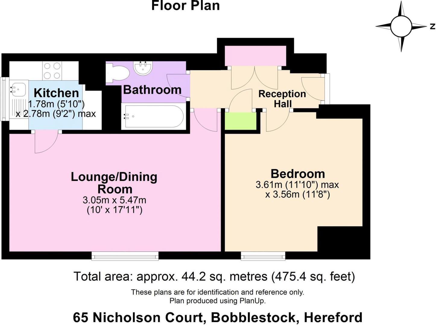 Nicholson Court, Hereford floorplan