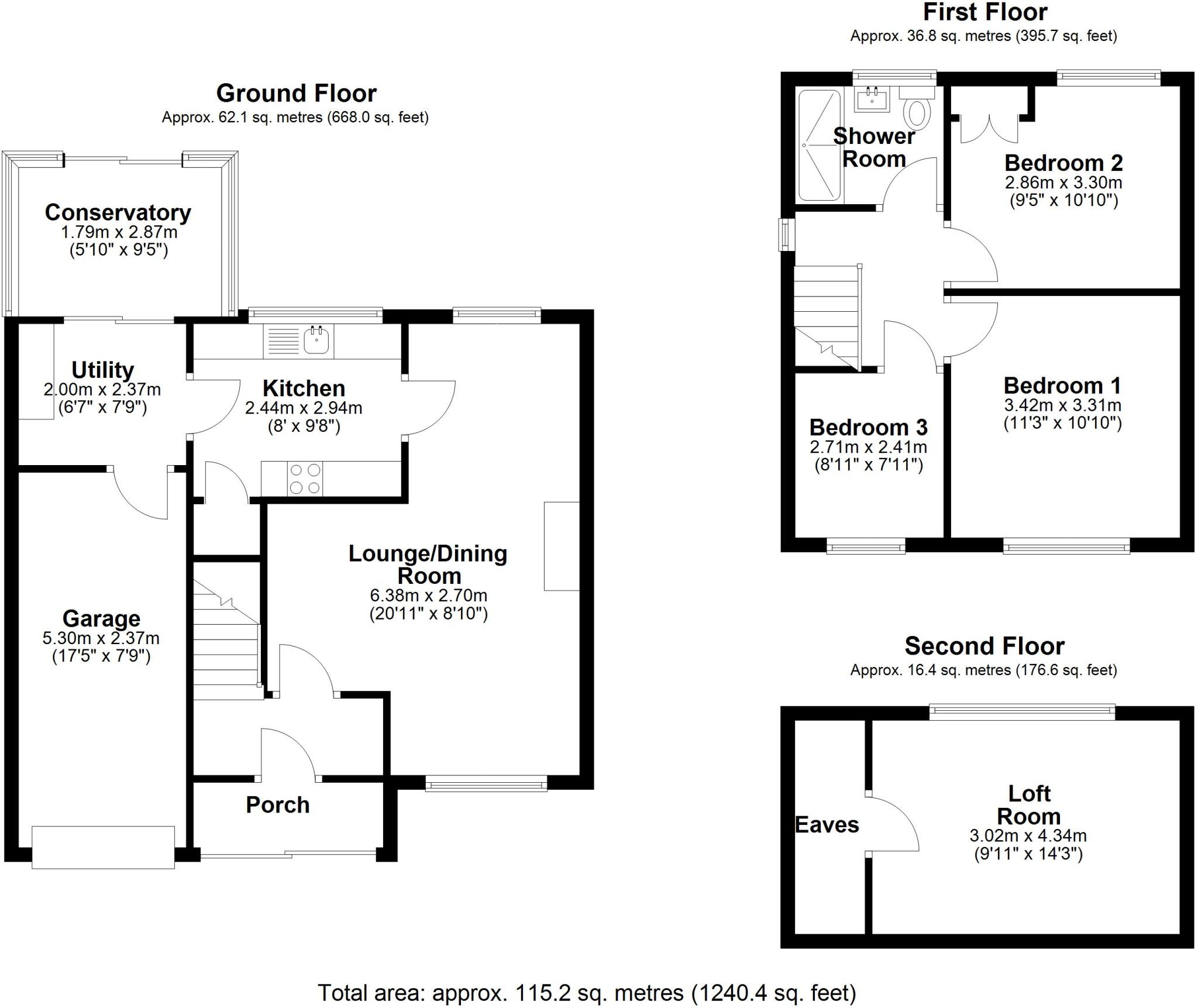 Birchwood Road, Stratton St Margaret, Swindon, SN3 floorplan