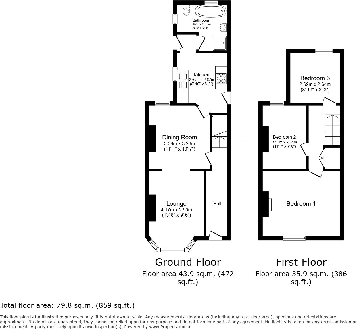 3, South Undercliff floorplan