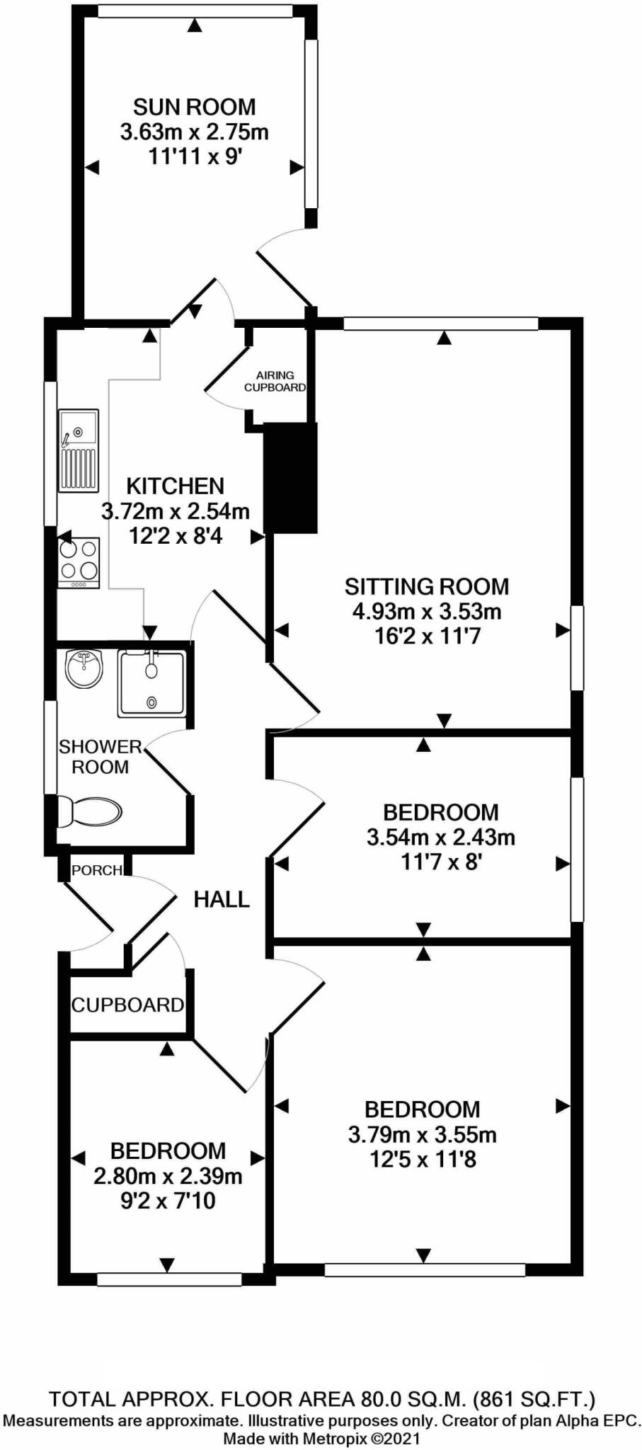Paddock Close, Wantage floorplan
