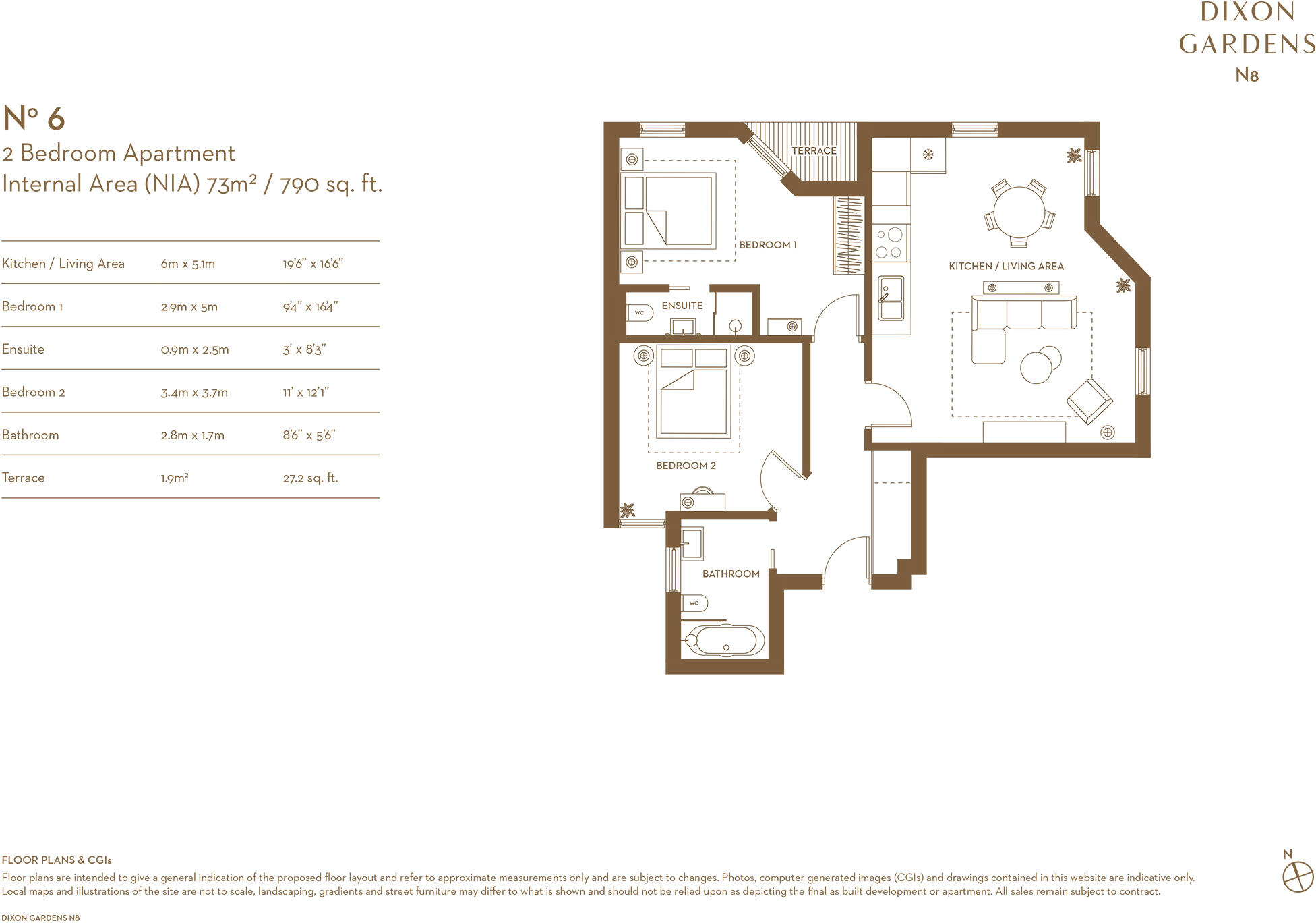Dixon House, Tottenham Lane, N8  floorplan