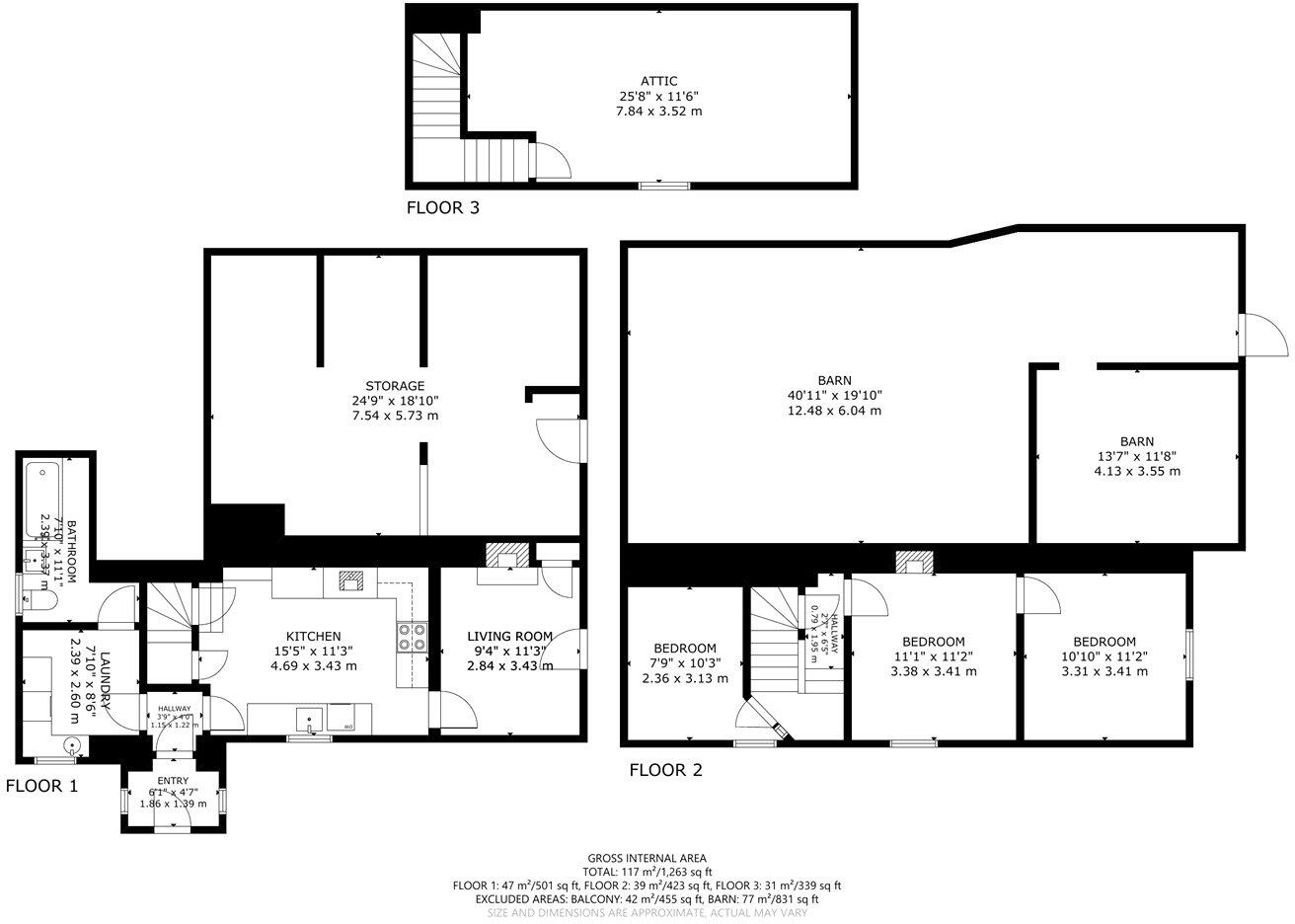 Hill Top Farm, Shap, Penrith, Cumbria floorplan