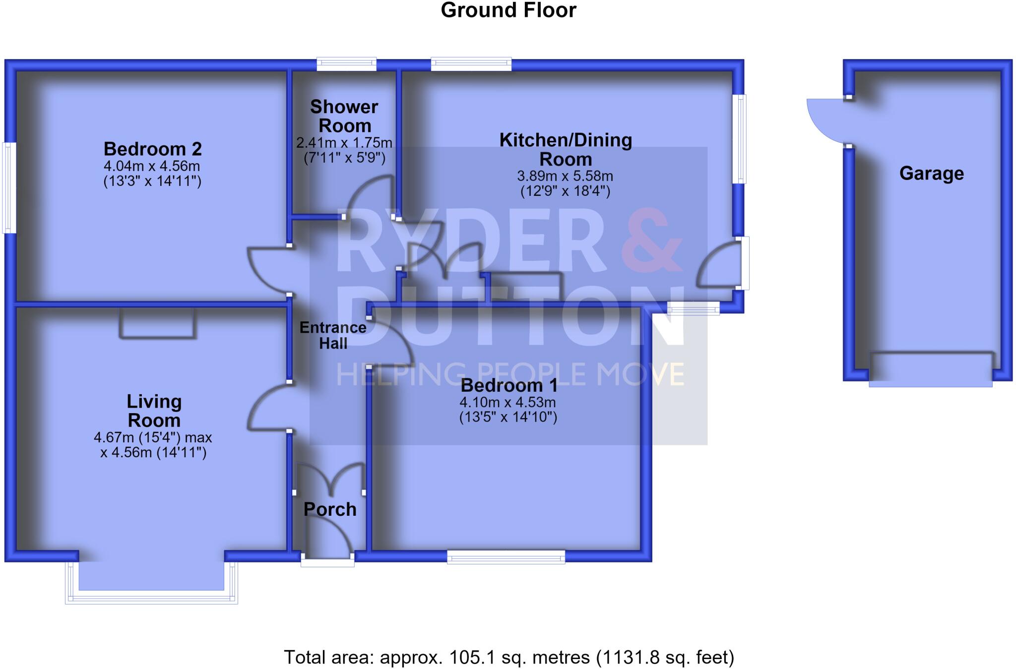 Occupation Road, Lindley, Huddersfield, West Yorkshire, HD3 floorplan