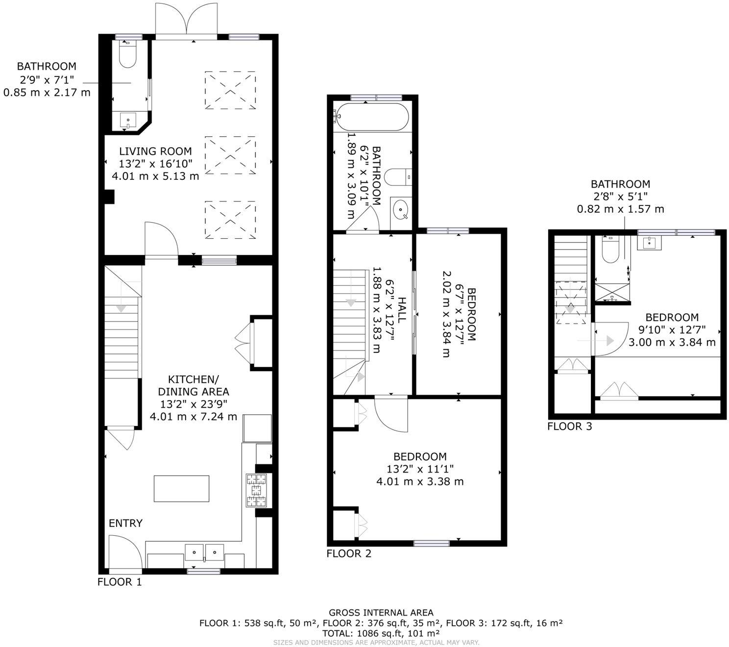 Great Clarendon Street, Oxford, OX2 floorplan