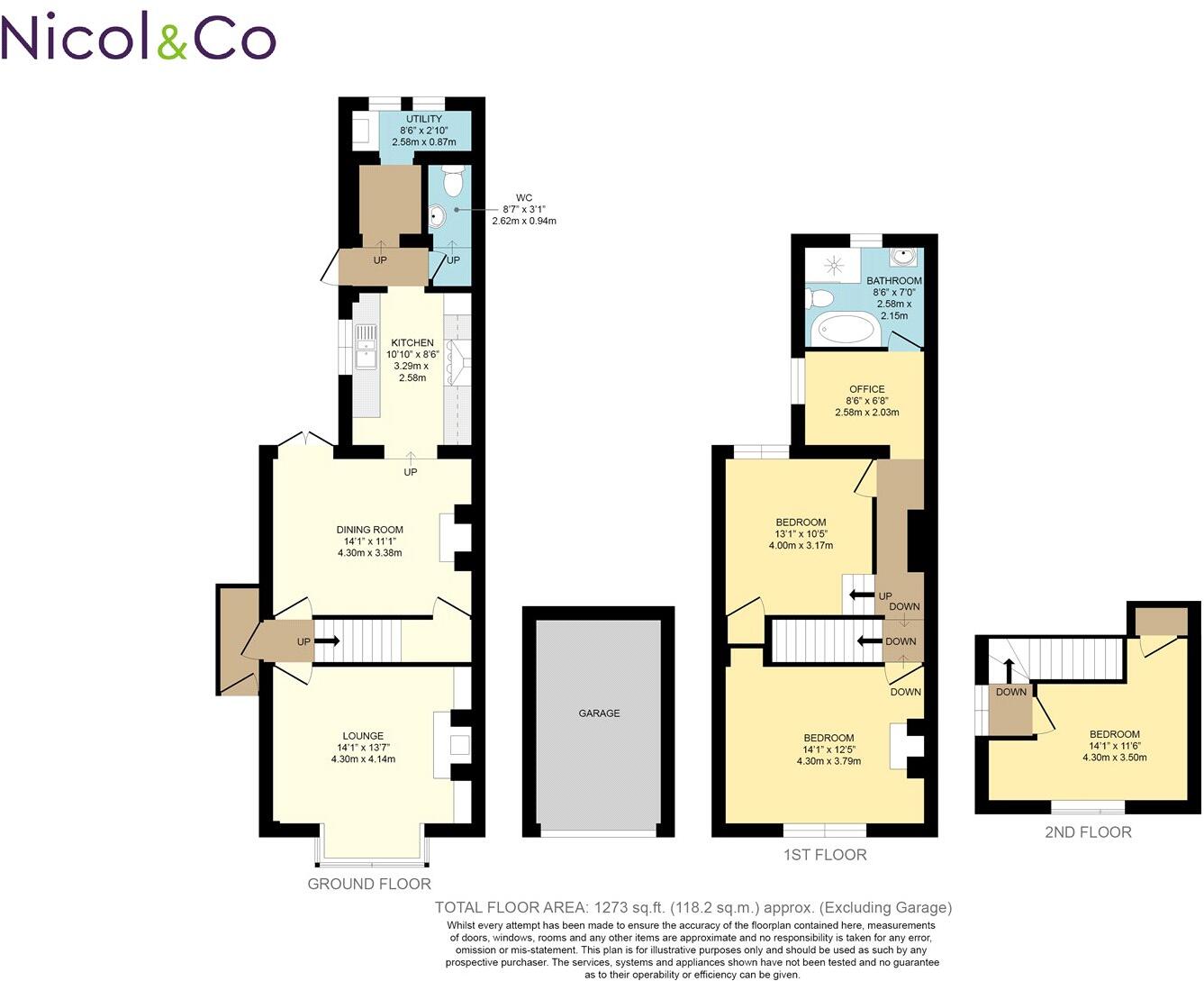 Waverley Street, Worcester, Worcestershire, WR5 floorplan
