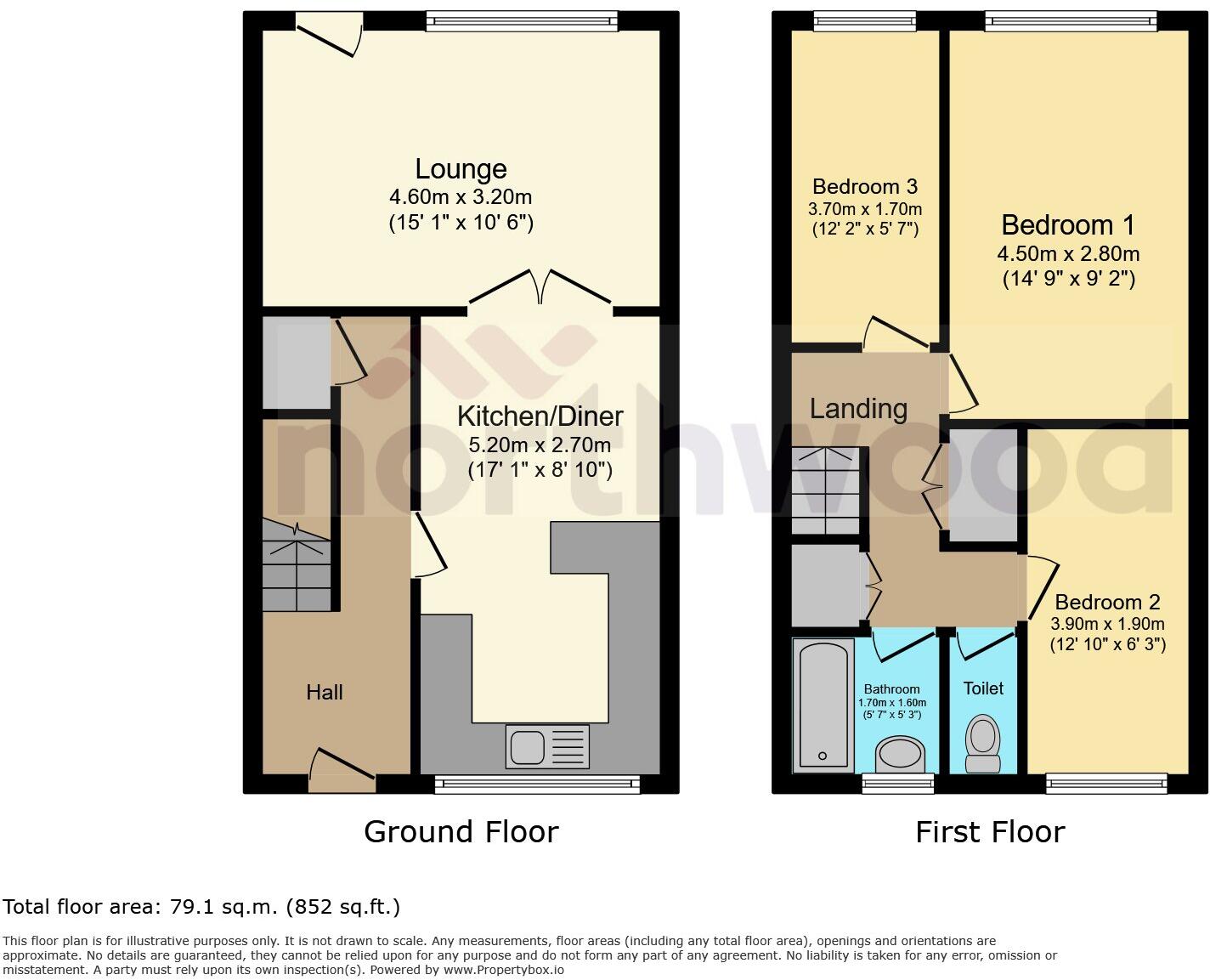 Chapel Lane, Royton, OL2 floorplan