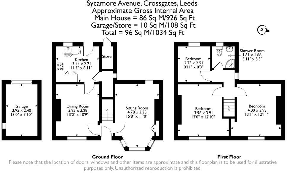 Sycamore Avenue, Leeds, LS15 floorplan
