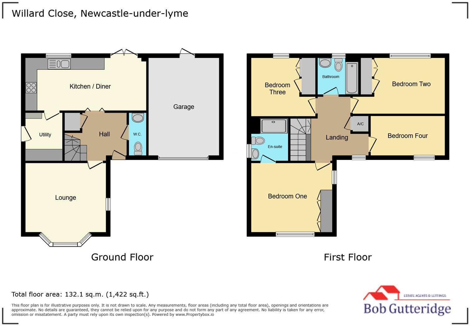 Willard Close, Chesterton, Newcastle floorplan
