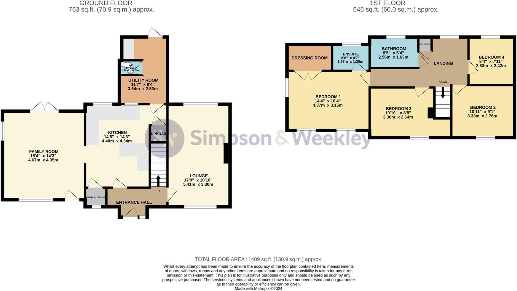 NN29, Grange Close, Irchester floorplan