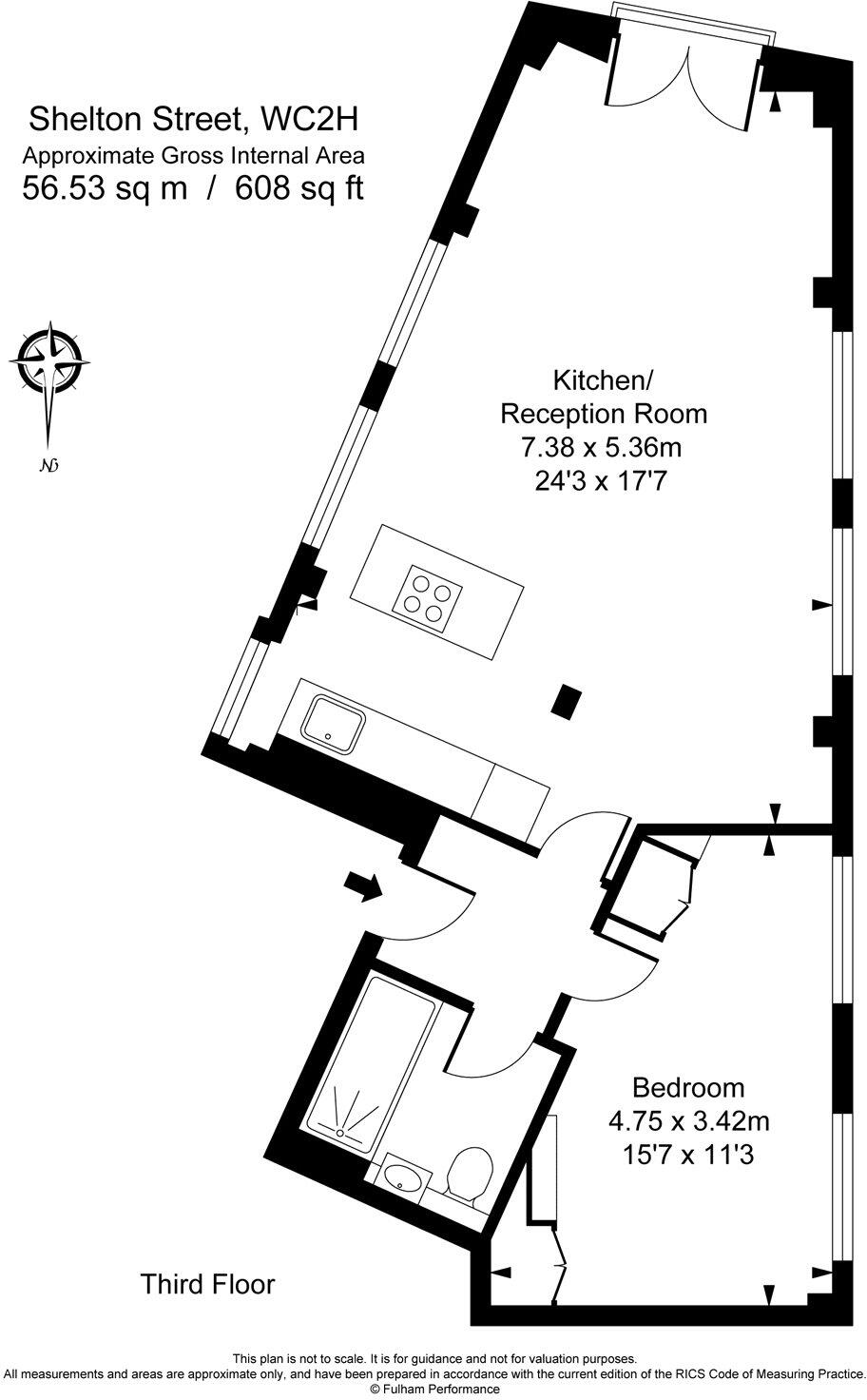 Shelton Street, London, WC2H floorplan