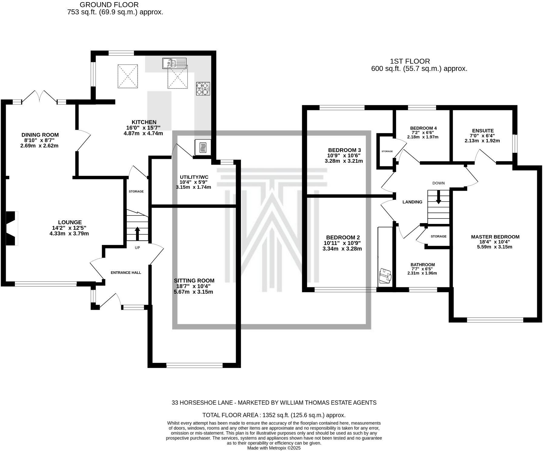 33, Horseshoe Lane, Bolton, BL7 floorplan