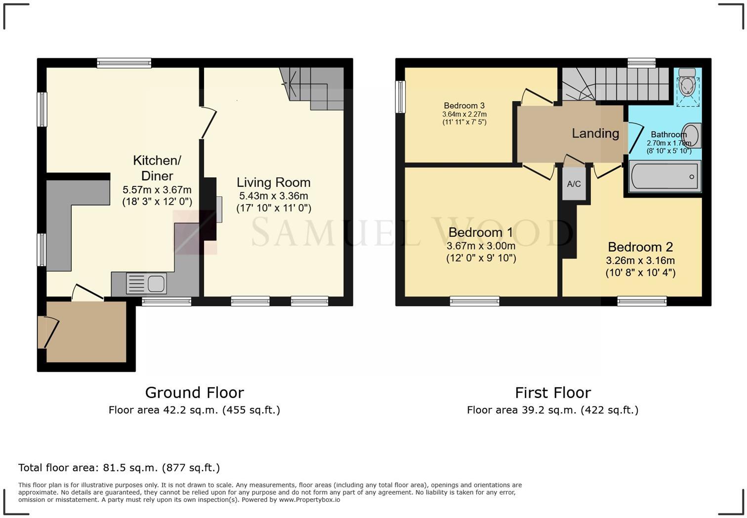 Rosedale Cottages, Richards Castle, Ludlow floorplan