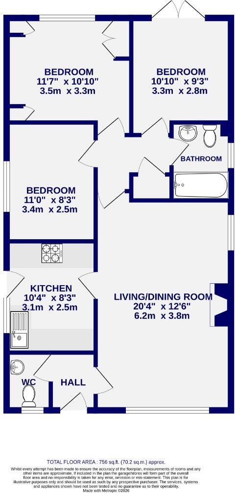 Moorfield Way, Wilberfoss, York floorplan