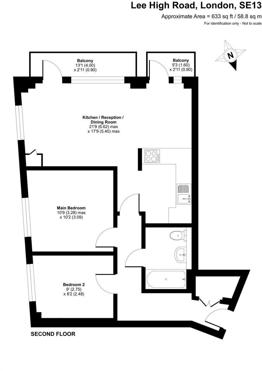 Lee High Road, London SE13 floorplan