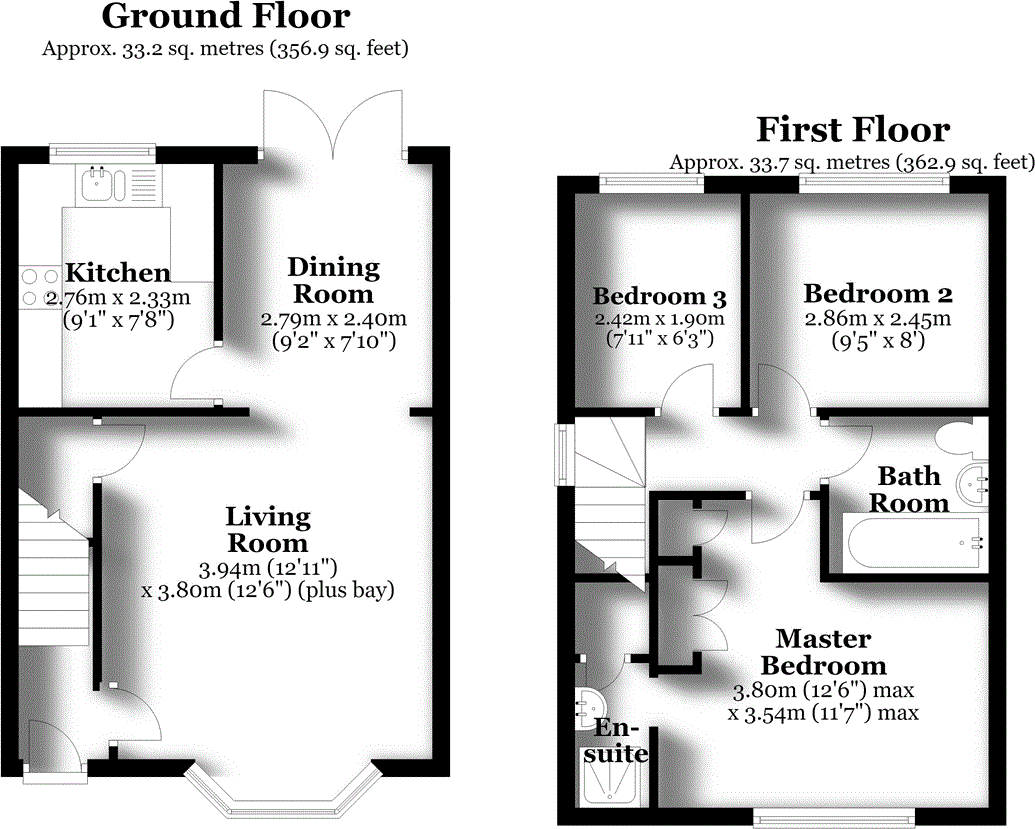 Miles Close, Raunds, Northamptonshire, NN9 floorplan