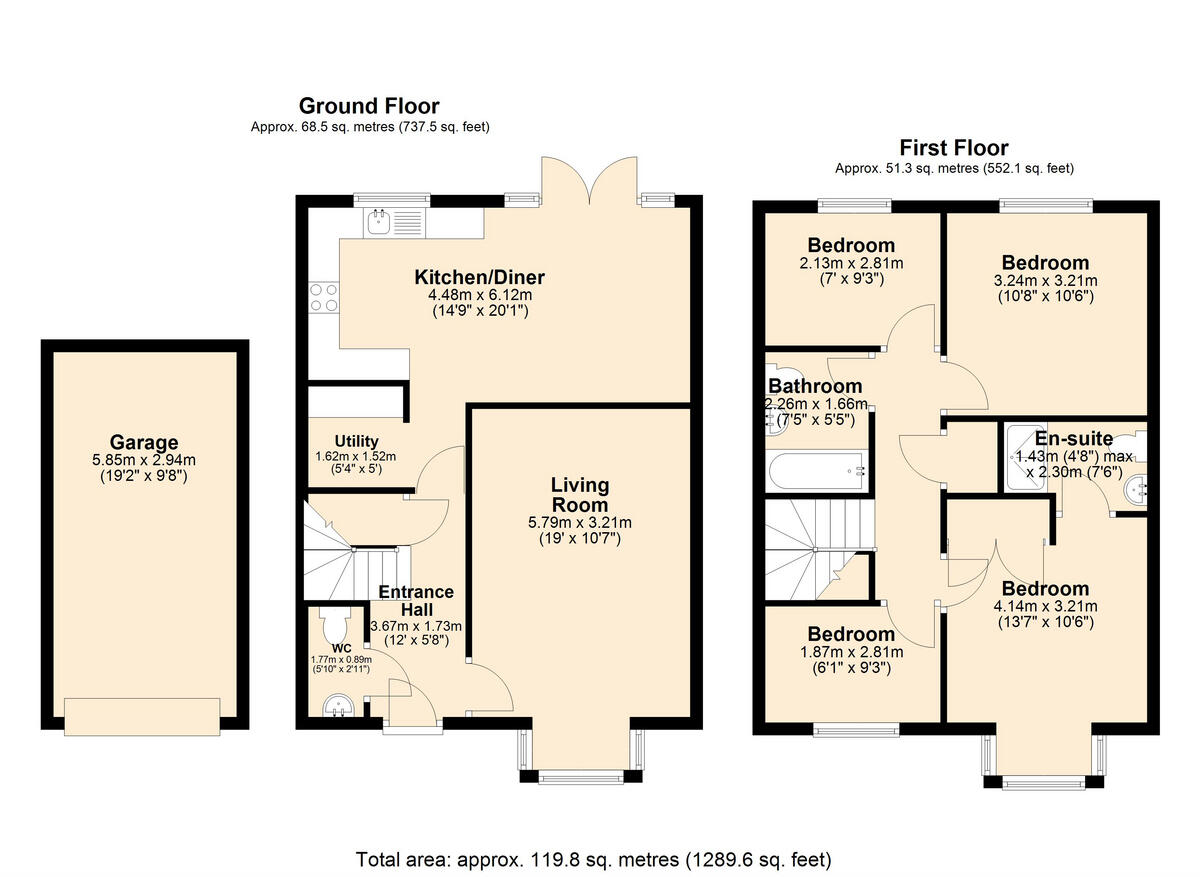 Peregrine Drive, Telford, TF4 floorplan