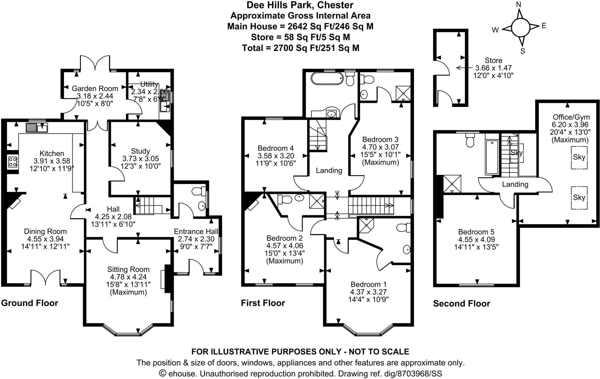 Dee Hills Park, Chester floorplan