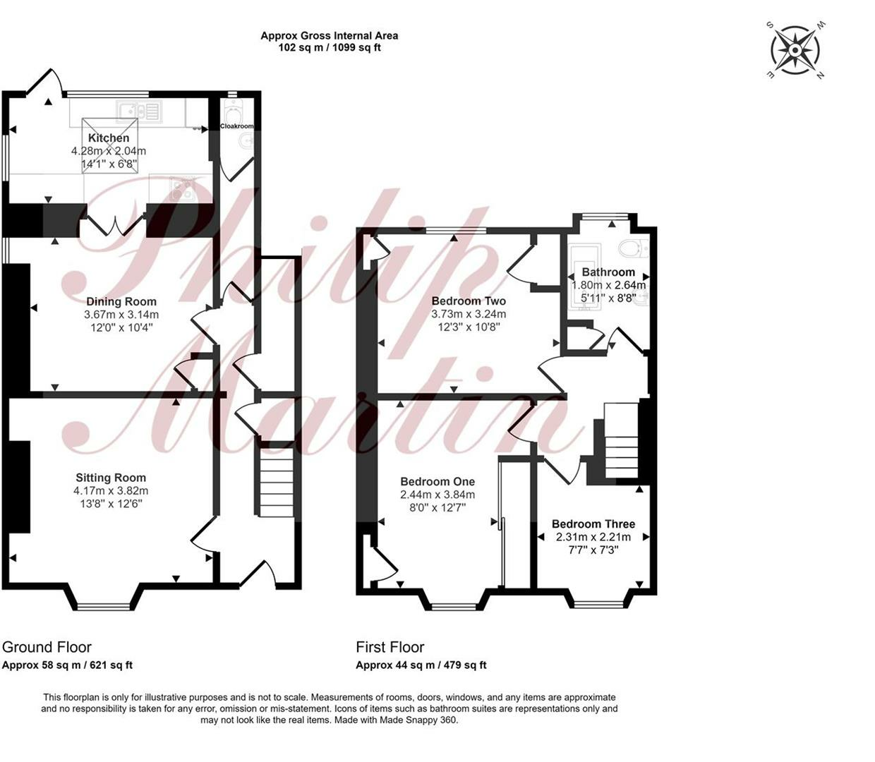 Wellington Terrace, Portscatho floorplan