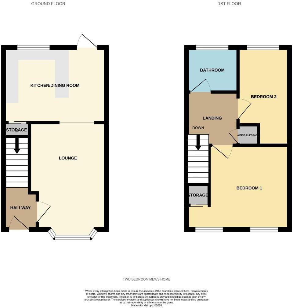 Malpas Road, Northwich floorplan