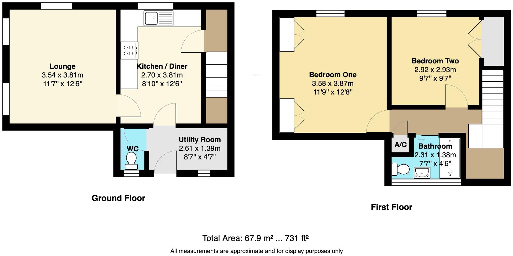 4 Haggonsfield Farm Cottages, Tylden Road, Rhodesia, Worksop, Nottinghamshire S80 3HW floorplan