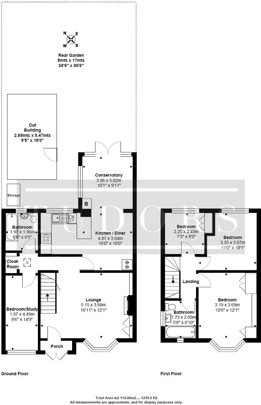 Rosemary Avenue, West Molesey, KT8 floorplan