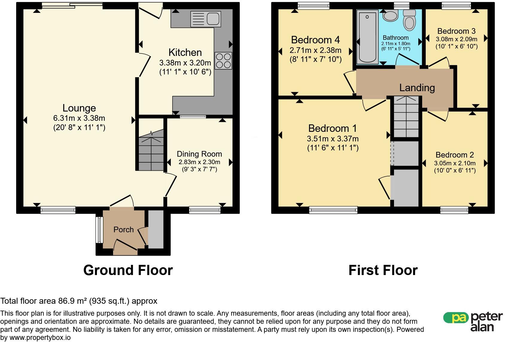 St Nicholas Close, Waunarlwydd, SWANSEA floorplan