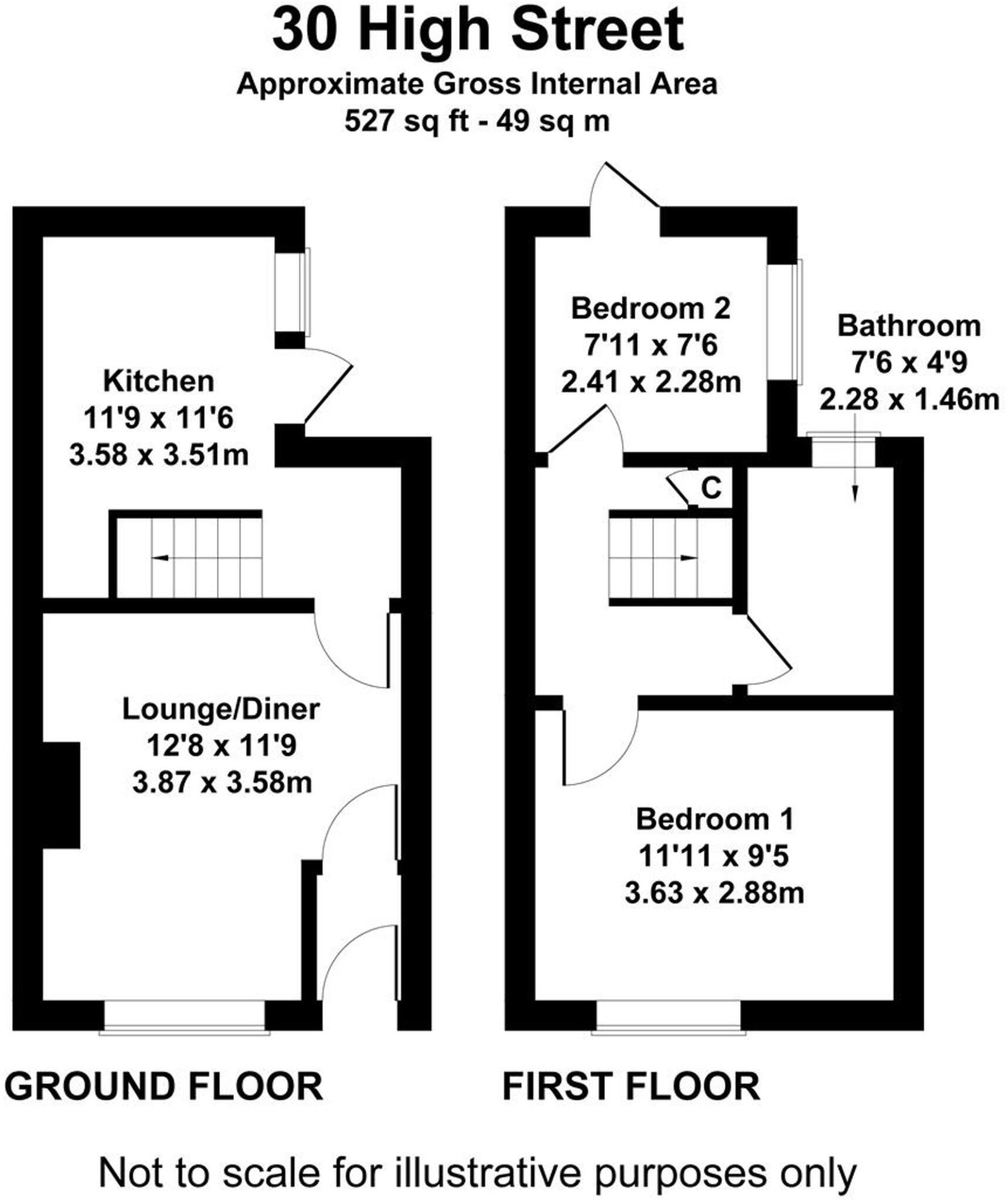 High Street, Talsarnau, LL47 floorplan