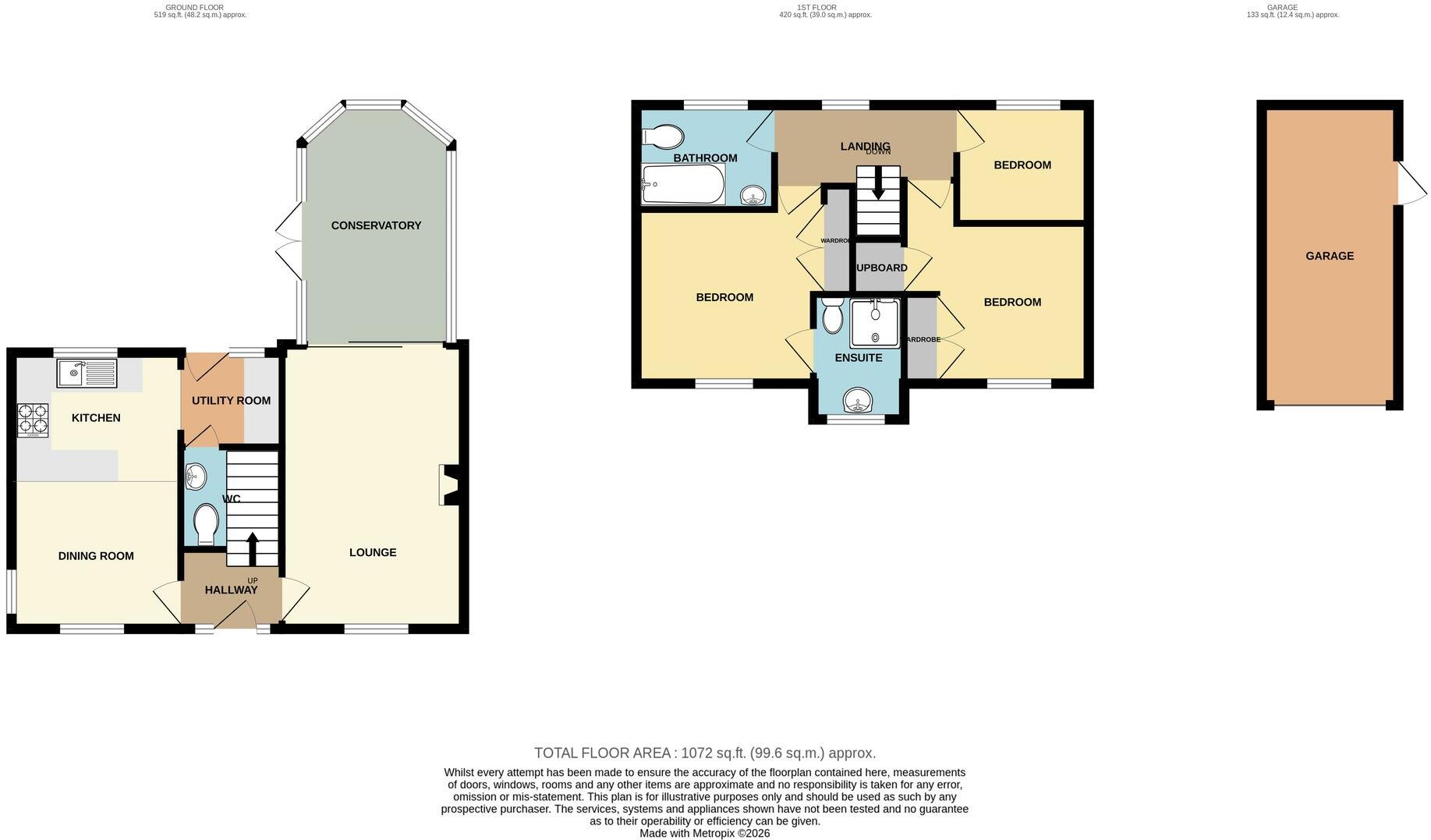 Lee Park, West Buckland, TA21 floorplan