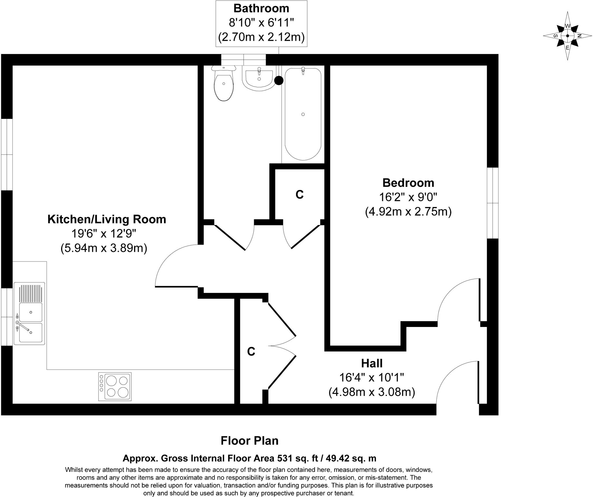 20 Barton Way, Dartmouth, South Hams, TQ6 0FU floorplan