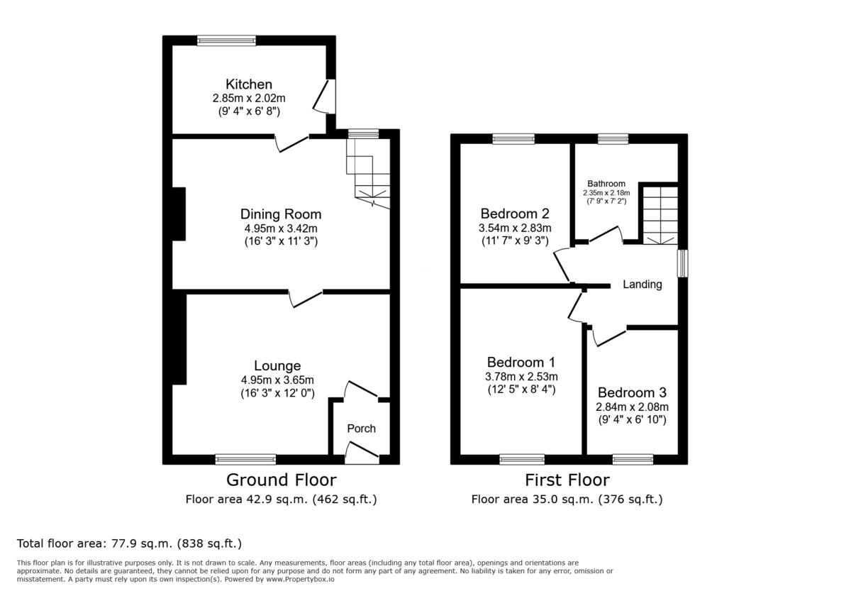 Chorley Old Road, Chorley, PR6 floorplan