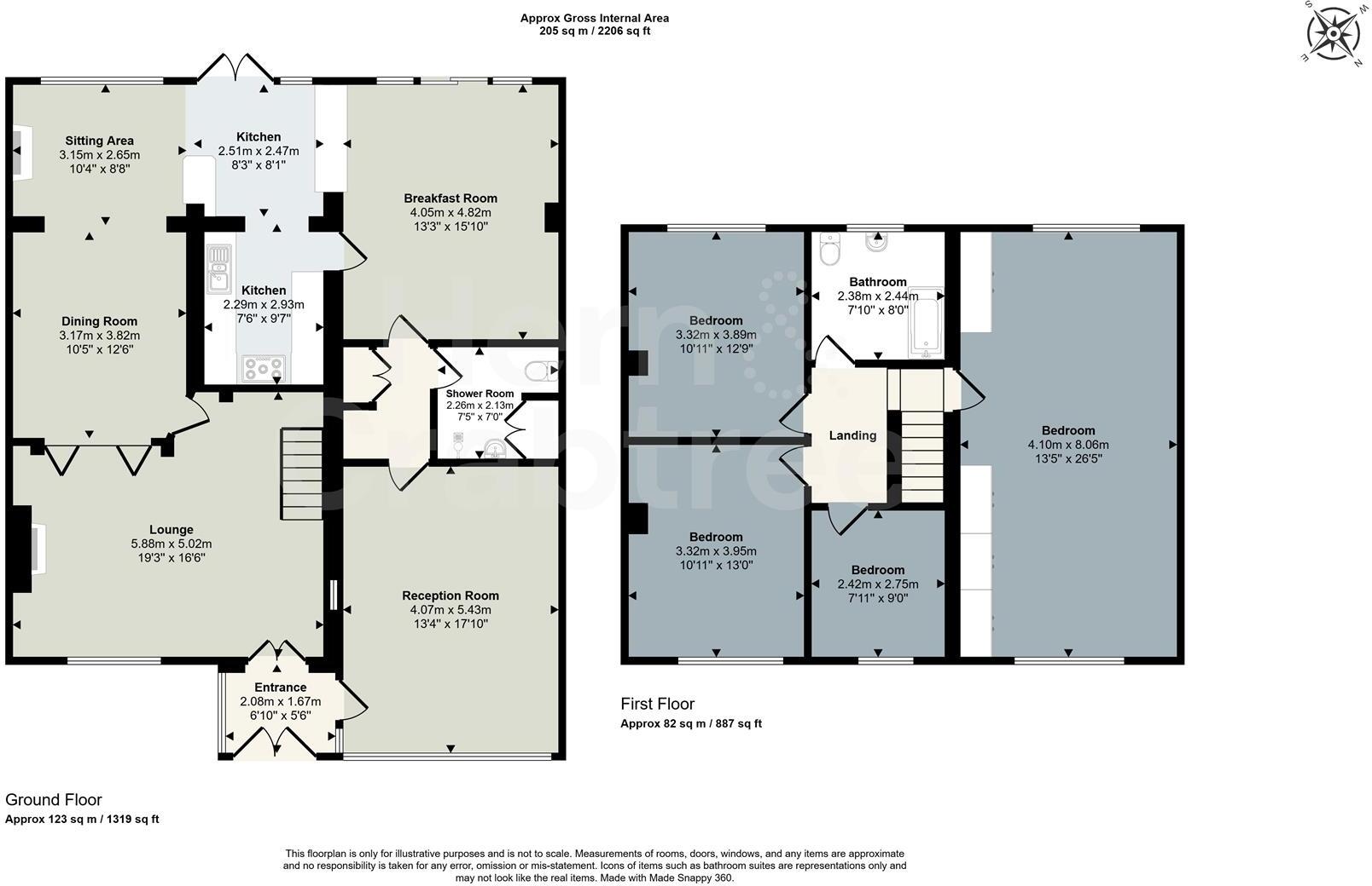 Marionville Gardens, Llandaff, Cardiff floorplan