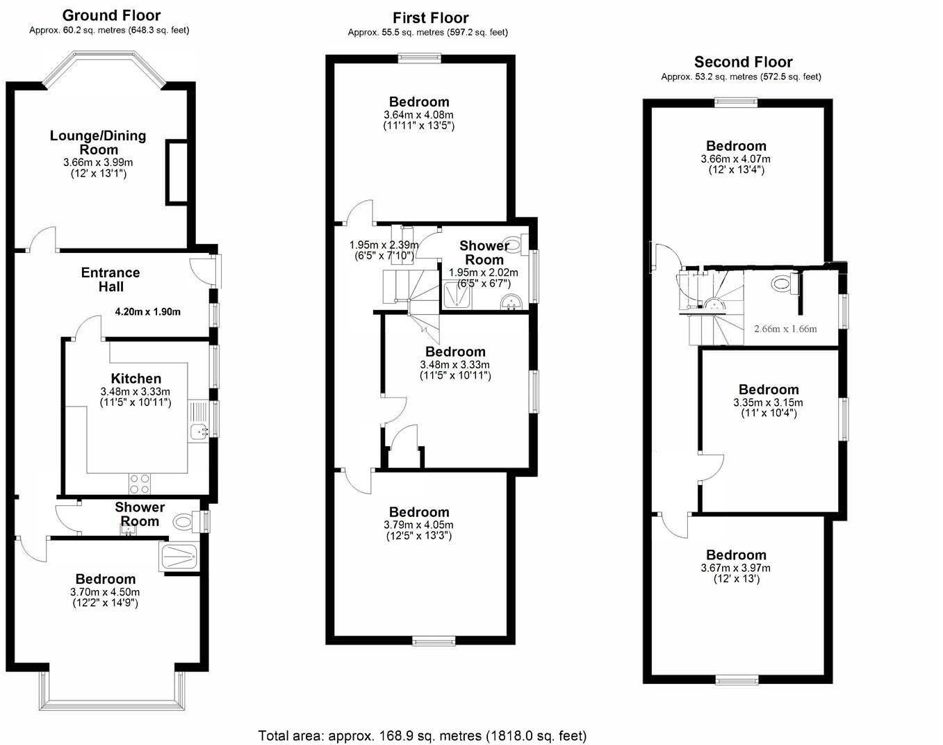 453 Crookesmoor Road, Crookesmoor floorplan