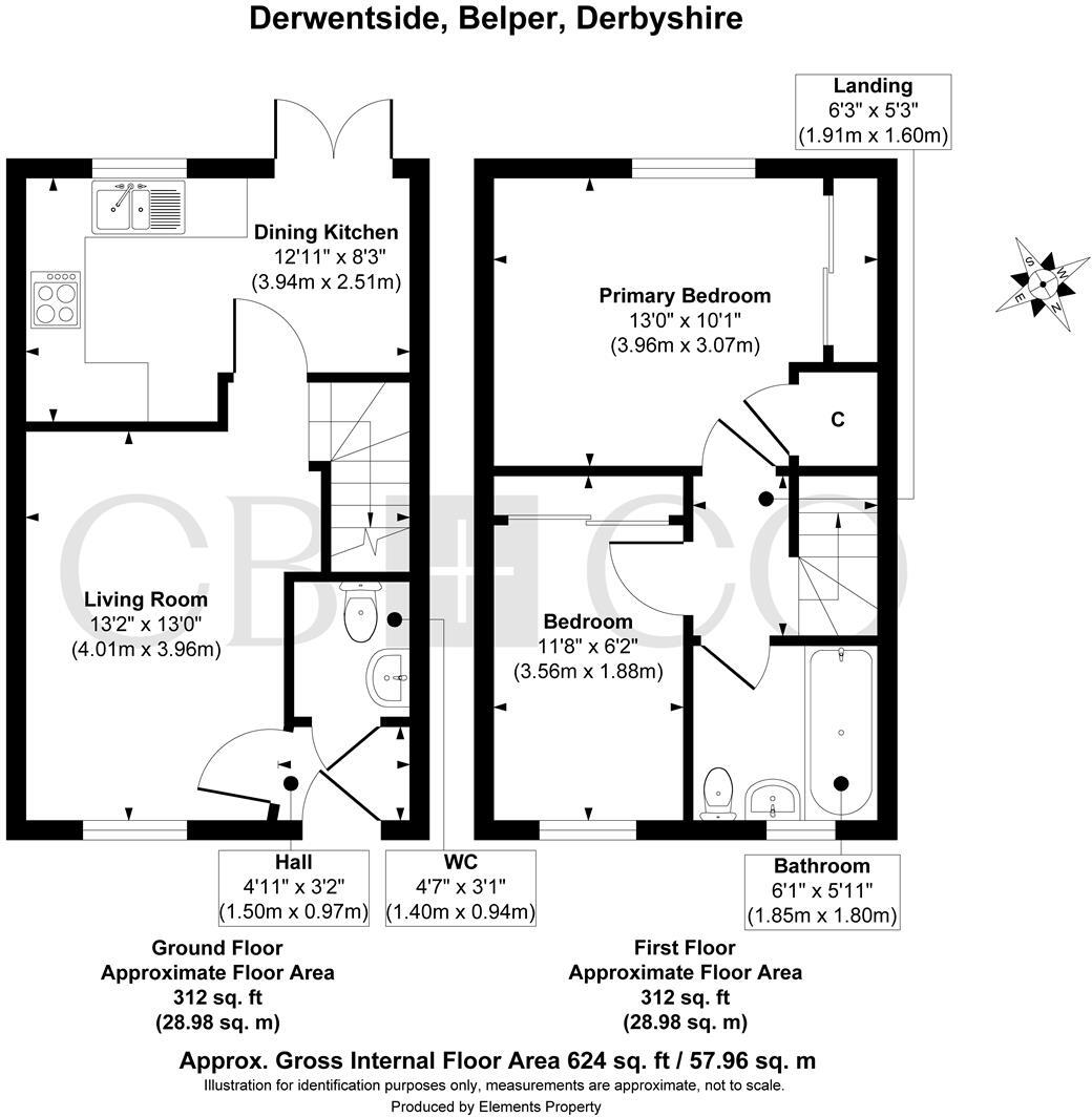 Derwentside Drive, Belper floorplan
