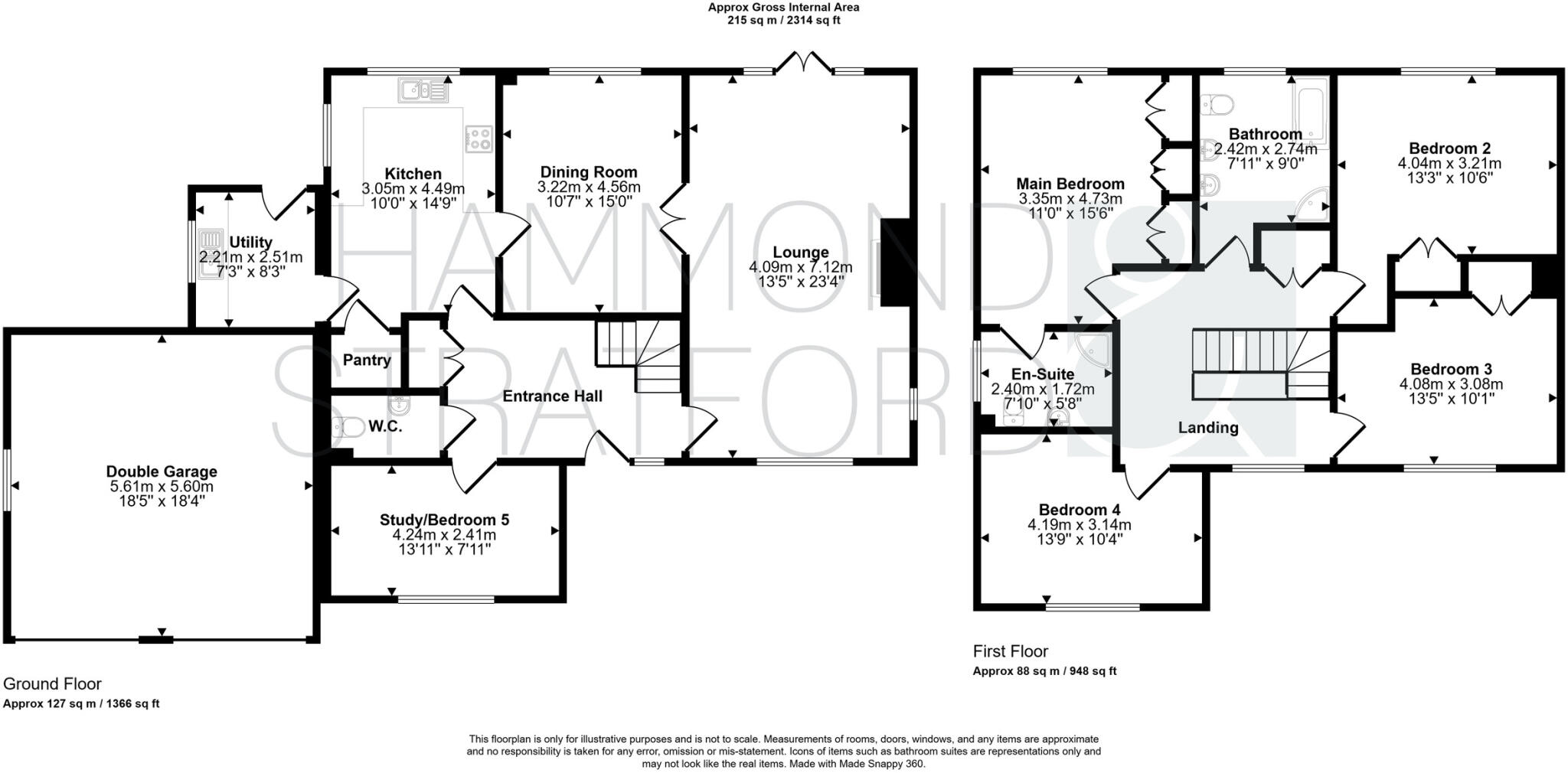 The Paddocks, Griston floorplan