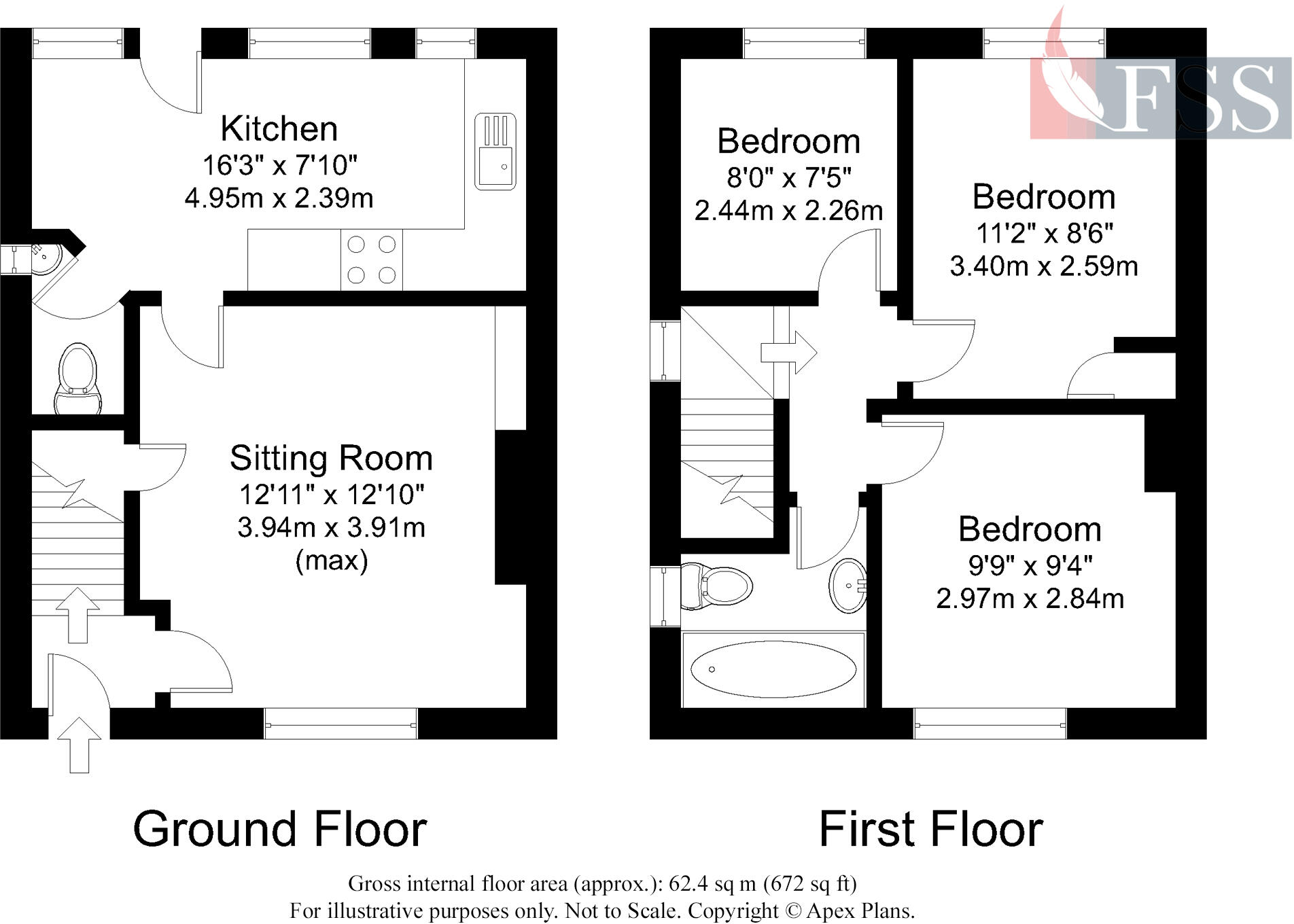 Ripon Road, Killinghall, Harrogate, North Yorkshire, HG3 floorplan