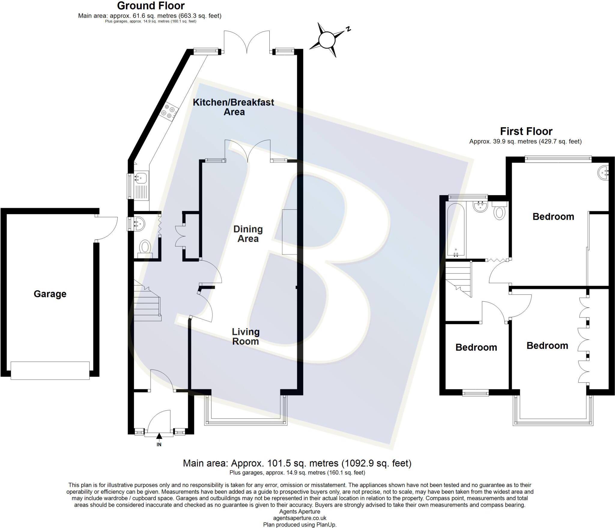 Brian Road, Chadwell Heath, Romford, RM6 floorplan
