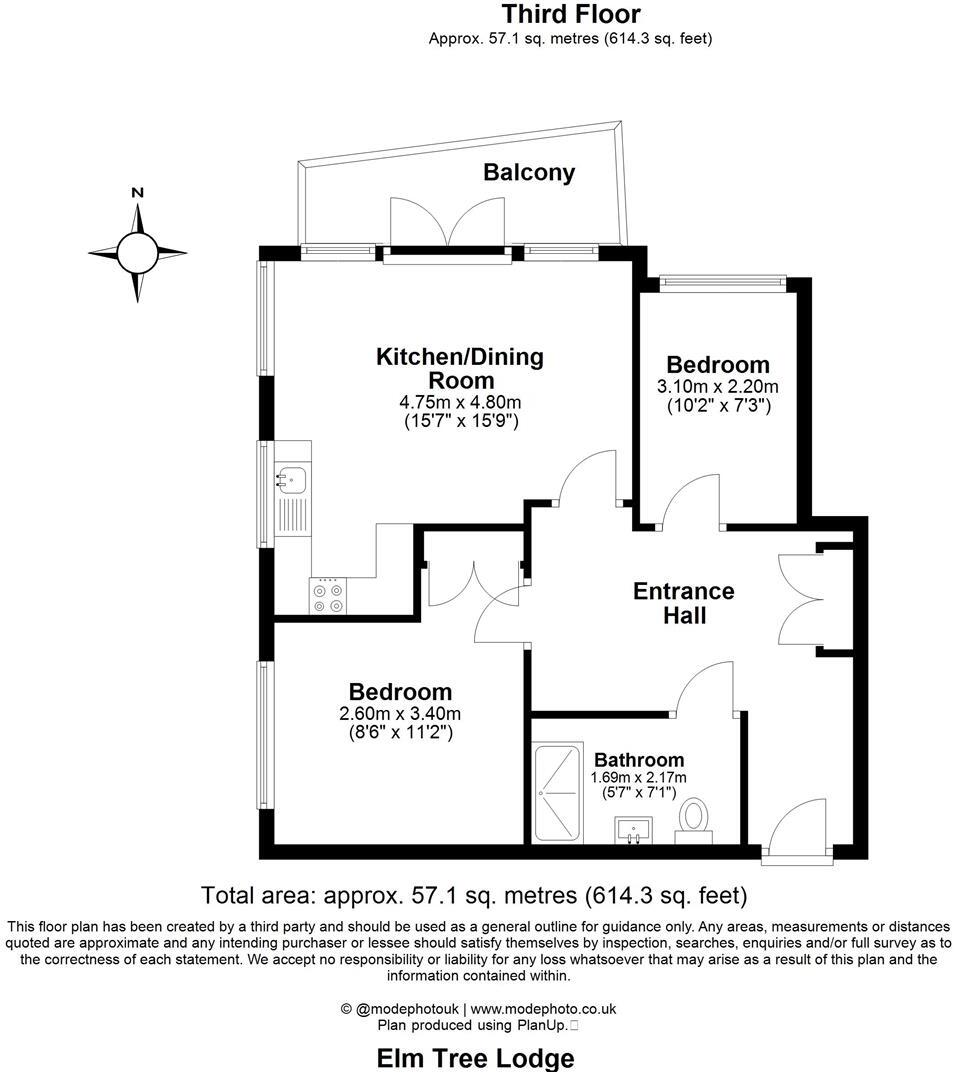 Elmtree Lodge, Leigh-on-Sea floorplan