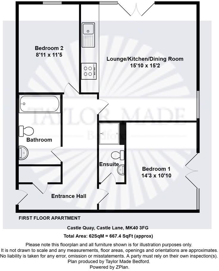 Castle Quay, Castle Lane, Bedford floorplan