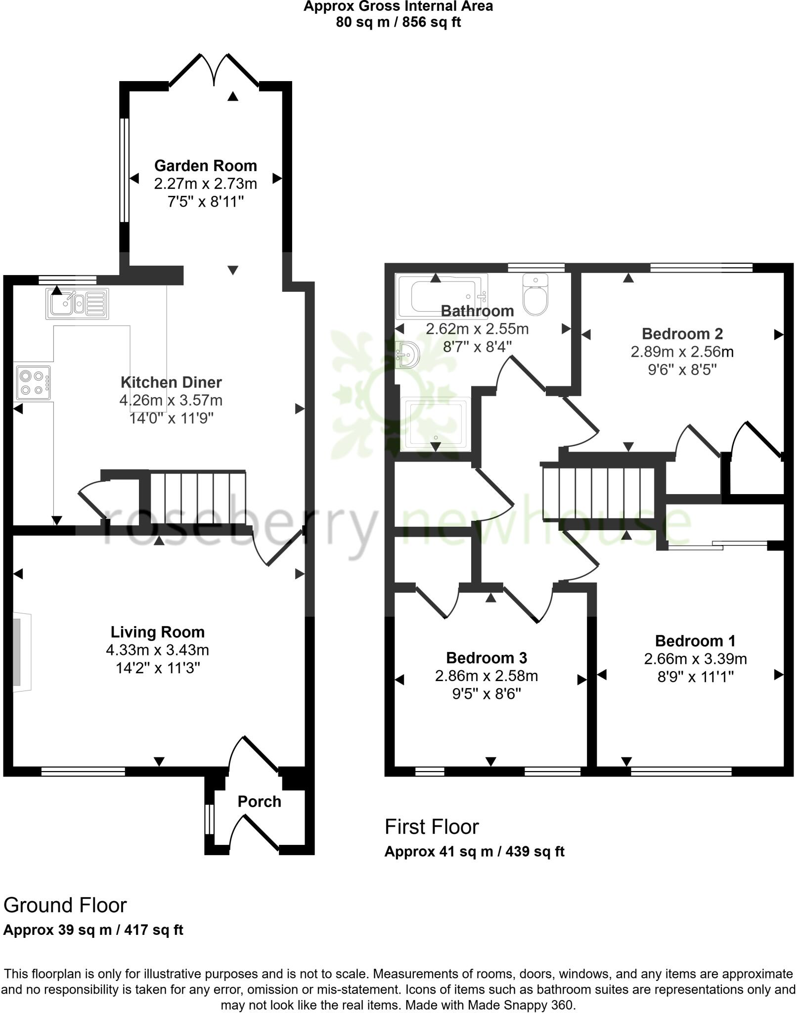 Northfield Close, Stokesley, North Yorkshire floorplan