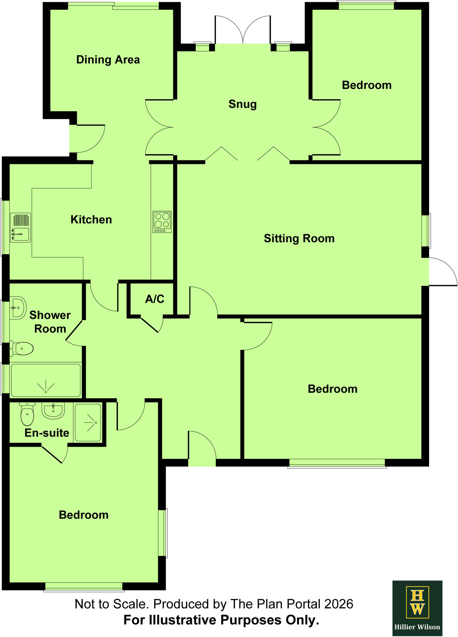 Fairview Crescent, Broadstone, Dorset BH18 floorplan