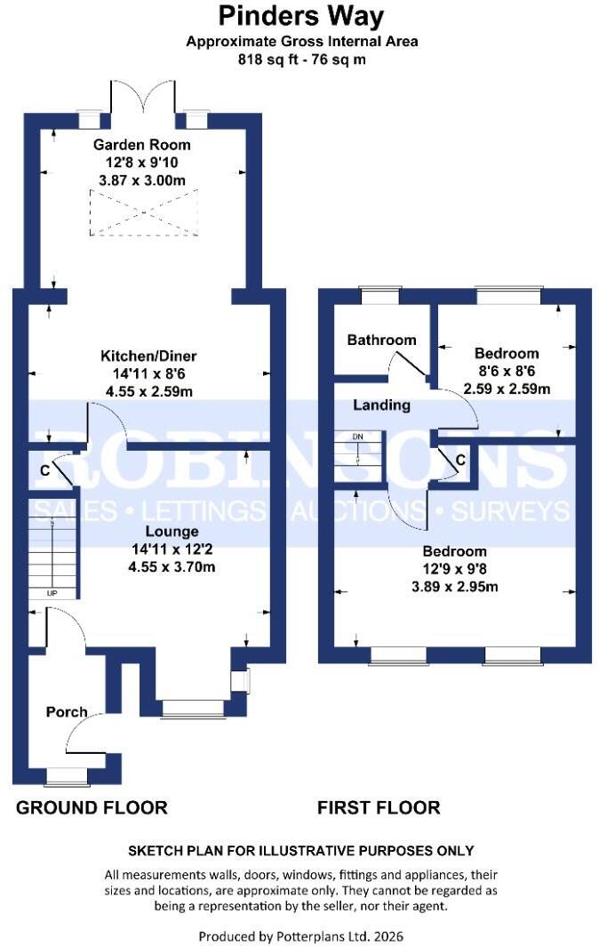 Pinders Way, Sherburn Hill, Durham floorplan
