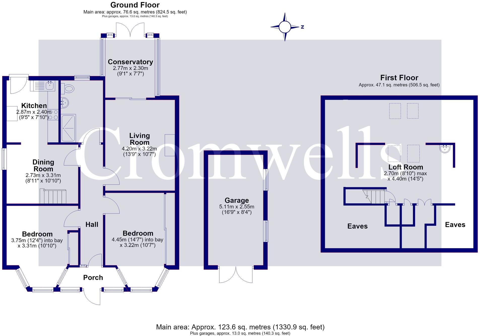 Donnington Road, Worcester Park, KT4 floorplan